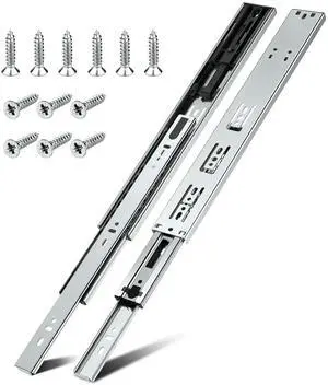 1 Pair Soft Close Drawer Slides 22 inch,Full Extension,200Lbs Load | Heavy Duty Cabinet Drawer Slides Replacement, Ball Bearing Drawer Slides, Cold-Rolled Steel, Rust-Resistant & Long Lasting 1 Pair Soft Close Drawer Slides 22 inch,Full Extension,200Lbs Load | Heavy Duty Cabinet Drawer Slides Replacement, Ball Bearing Drawer Slides, Cold-Rolled Steel, Rust-Resistant & Long Lasting