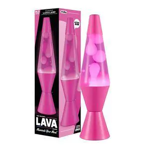 Lava The Original Lamp - New 14.5" Wild Pink Classic Liquid Motion Lamp - White Wax and Pink Liquid - Item #2361 (Amazon Exclusive) Lava The Original Lamp - New 14.5" Wild Pink Classic Liquid Motion Lamp - White Wax and Pink Liquid - Item #2361 (Amazon Exclusive)