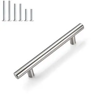 30 Pack 3-3/4 Inch (96mm) Hole Center Cabinet Pulls, Brushed Nickel Cabinet Handles, Stainless Steel Kitchen Cabinet Handles, Silver Satin Nickel Kitchen Drawer Pulls, 6'' Overall Length 30 Pack 3-3/4 Inch (96mm) Hole Center Cabinet Pulls, Brushed Nickel Cabinet Handles, Stainless Steel Kitchen Cabinet Handles, Silver Satin Nickel Kitchen Drawer Pulls, 6'' Overall Length