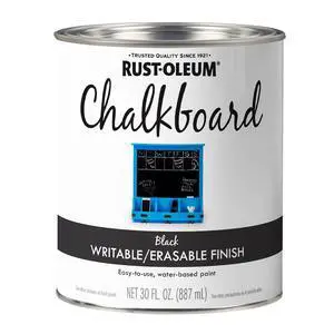 206540 Chalkboard Brush-On Paint, 30 oz, Black 206540 Chalkboard Brush-On Paint, 30 oz, Black