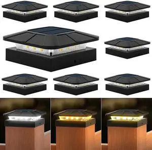 4x4 Solar Fence Post Cap Lights Outdoor Waterproof, 8 Pack | IP65, 3 Modes Auto On/Off,Deck, Garden, Patio, Deck, Backyard, Porch, Sidewalk 4x4 Solar Fence Post Cap Lights Outdoor Waterproof, 8 Pack | IP65, 3 Modes Auto On/Off,Deck, Garden, Patio, Deck, Backyard, Porch, Sidewalk