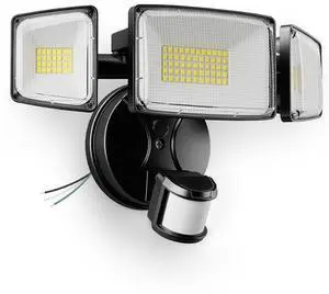 100W LED Motion Sensor Outdoor Lights, Dusk to Dawn Flood Light Outdoor Motion Sensor, Hardwired Security Lights Floodlights Outside 11000LM 6500K Daylight IP65 Waterproof (Black) 100W LED Motion Sensor Outdoor Lights, Dusk to Dawn Flood Light Outdoor Motion Sensor, Hardwired Security Lights Floodlights Outside 11000LM 6500K Daylight IP65 Waterproof (Black)