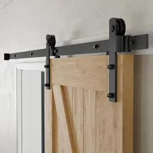 6 Feet Heavy Duty Sturdy Sliding Barn Door Hardware Kit -Smoothly and Quietly -Easy to Install Fit 36" Wide Door Panel (I Shape Hanger) 6 Feet Heavy Duty Sturdy Sliding Barn Door Hardware Kit -Smoothly and Quietly -Easy to Install Fit 36" Wide Door Panel (I Shape Hanger)