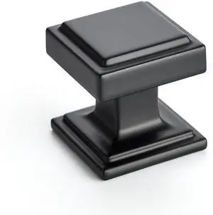 Matte Black Square Kitchen Cabinet Knobs,Single Hole,30 Pack | 1" Diameter, Zinc Alloy Solid Pull Feel, Big Base, Screws Included, Cabinet Hardware for Dresser Drawer Pulls and Knobs Matte Black Square Kitchen Cabinet Knobs,Single Hole,30 Pack | 1" Diameter, Zinc Alloy Solid Pull Feel, Big Base, Screws Included, Cabinet Hardware for Dresser Drawer Pulls and Knobs