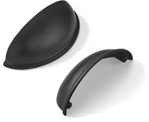 10 Pack 2-1/2" Drawer Pulls Matte Black Cabinet Cup Pulls Kitchen Hardware Cabinet Handles Drawer Handles Knobs 2.5 inch Hole Center 10 Pack 2-1/2" Drawer Pulls Matte Black Cabinet Cup Pulls Kitchen Hardware Cabinet Handles Drawer Handles Knobs 2.5 inch Hole Center