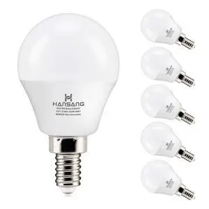E12 LED Bulb 60W Equivalent Candelabra Light Bulbs 2700K Warm White | Small Base Light Bulb, 6W A15 LED Ceiling Fan Light Bulbs, CRI85+, 120V 600LM Round Bulb for Chandelier, Non-Dimmable 6 Pack E12 LED Bulb 60W Equivalent Candelabra Light Bulbs 2700K Warm White | Small Base Light Bulb, 6W A15 LED Ceiling Fan Light Bulbs, CRI85+, 120V 600LM Round Bulb for Chandelier, Non-Dimmable 6 Pack