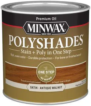 PolyShades, Satin, Antique Walnut, 1/2 Pint PolyShades, Satin, Antique Walnut, 1/2 Pint