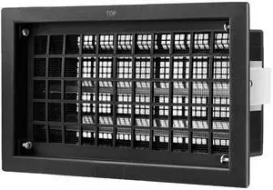 Crawl Space Foundation Vent Cover Automatic 8x16 Inch, Black 1 Pack | Auto Open/Close at 40°F-70°F, Freeze Protection & Energy Saving, DIY Replacement for House, Mobile Home & Skirting, Plastic Crawl Space Foundation Vent Cover Automatic 8x16 Inch, Black 1 Pack | Auto Open/Close at 40°F-70°F, Freeze Protection & Energy Saving, DIY Replacement for House, Mobile Home & Skirting, Plastic