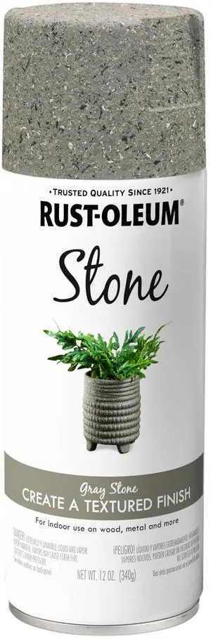 7992830 Stone Creations Spray Paint, 12 oz, Gray Stone 7992830 Stone Creations Spray Paint, 12 oz, Gray Stone