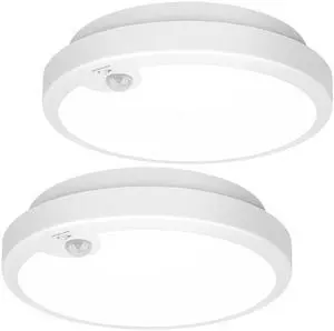 Battery Operated Motion Sensor Light Indoor, 400LM Wireless Ceiling Light | 7.2" 6000K Motion Sensored Activated Battery Powered Lights for Closet Stair Laundry Auto On/Off 2Pack(Battery Not Included) Battery Operated Motion Sensor Light Indoor, 400LM Wireless Ceiling Light | 7.2" 6000K Motion Sensored Activated Battery Powered Lights for Closet Stair Laundry Auto On/Off 2Pack(Battery Not Included)