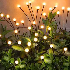 Solar Garden Lights 4 Pack of 32 LEDs Swaying Firefly Garden Decor | Waterproof Solar Outdoor Lights for Yard Pathway Patio, Swaying Lawn Decor as Gardening Gifts for Women,Christmas Decor Solar Garden Lights 4 Pack of 32 LEDs Swaying Firefly Garden Decor | Waterproof Solar Outdoor Lights for Yard Pathway Patio, Swaying Lawn Decor as Gardening Gifts for Women,Christmas Decor