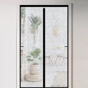 Magnetic Thermal Insulated Door Curtain 32 x 80 inch, Transparent Door Cover, Keep Warm in Winter Cool in Summer, Self Sealing, Pet and Kid Friendly Magnetic Thermal Insulated Door Curtain 32 x 80 inch, Transparent Door Cover, Keep Warm in Winter Cool in Summer, Self Sealing, Pet and Kid Friendly