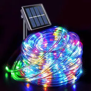 Trampoline Accessories 66ft 200 LED Trampoline Lights with 8 Modes | IP 65 Waterproof Solar Rope Lights Outdoor, Solar Patio Lights for Fence Garden Yard Backyard Tree Slide (Multicolor) Trampoline Accessories 66ft 200 LED Trampoline Lights with 8 Modes | IP 65 Waterproof Solar Rope Lights Outdoor, Solar Patio Lights for Fence Garden Yard Backyard Tree Slide (Multicolor)