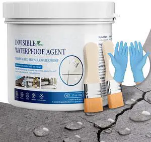 Invisible Waterproof Agent Transparent Repairing Leak Waterproof Adhesive for Roofs, Walls, Bathroom, Shower, Window Sills, Indoor & Outdoor Water Proof Coating 35 Oz Invisible Waterproof Agent Transparent Repairing Leak Waterproof Adhesive for Roofs, Walls, Bathroom, Shower, Window Sills, Indoor & Outdoor Water Proof Coating 35 Oz
