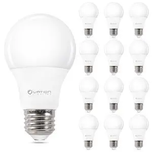 12 Pack A19 LED Light Bulbs, 40 Watt Light Bulbs Daylight 5000K, Non-Dim | E26 Medium Base, Efficient 5W, 450 Lumens LED Bulbs, ETL/UL Listed, Energy Efficient for Bedroom Home Office 12 Pack A19 LED Light Bulbs, 40 Watt Light Bulbs Daylight 5000K, Non-Dim | E26 Medium Base, Efficient 5W, 450 Lumens LED Bulbs, ETL/UL Listed, Energy Efficient for Bedroom Home Office