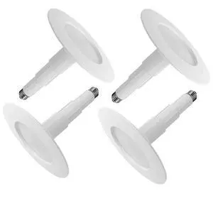 4-Pack 5/6 Inch LED Can Lights Retrofit Recessed Lighting | 2700K Soft White,12W=60W,800LM,Dimmable Adjustable Retrofit Downlight, ETL Damp Rated,Simple Installation,Bevel Trim 4-Pack 5/6 Inch LED Can Lights Retrofit Recessed Lighting | 2700K Soft White,12W=60W,800LM,Dimmable Adjustable Retrofit Downlight, ETL Damp Rated,Simple Installation,Bevel Trim