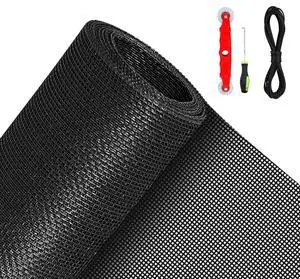 Pet Proof Window Screen Replacement Kit, 39"x118" Durable High Hardness Screen Mesh Replacement Window Screens Repair Kit for Sliding Screen Door,Patio and Windows.(Folded Package with Tool Kit) Pet Proof Window Screen Replacement Kit, 39"x118" Durable High Hardness Screen Mesh Replacement Window Screens Repair Kit for Sliding Screen Door,Patio and Windows.(Folded Package with Tool Kit)