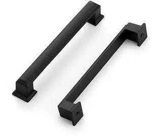 Matte Black Cabinet Pulls, 5 Inch (128mm), 10 Pack | Zinc Alloy Handles, Square Bar Grip, Kitchen Cabinet Update, For Cupboards, Drawers, Dressers, Furniture Hardware Projects Matte Black Cabinet Pulls, 5 Inch (128mm), 10 Pack | Zinc Alloy Handles, Square Bar Grip, Kitchen Cabinet Update, For Cupboards, Drawers, Dressers, Furniture Hardware Projects
