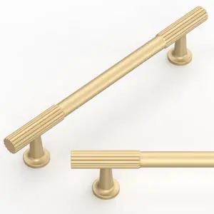 10 Pack Brushed Gold Cabinet Pulls 5 Inch(128mm) Kitchen Cabinet Handles Cabinet Hardware for Drawer Pulls 10 Pack Brushed Gold Cabinet Pulls 5 Inch(128mm) Kitchen Cabinet Handles Cabinet Hardware for Drawer Pulls