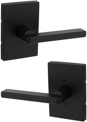 Halifax Interior Passage Door Handle, Lever For Closet and Hallway Doors, Reversible Non-Locking Handle Lever, Matte Black, with Microban Protection Halifax Interior Passage Door Handle, Lever For Closet and Hallway Doors, Reversible Non-Locking Handle Lever, Matte Black, with Microban Protection