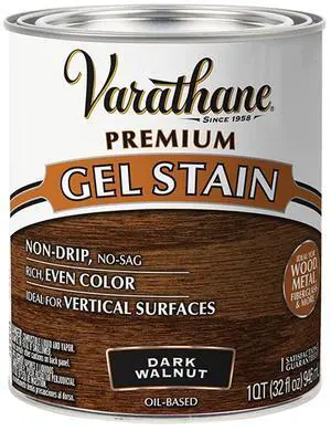 358301 Premium Gel Stain, Quart, Dark Walnut 358301 Premium Gel Stain, Quart, Dark Walnut