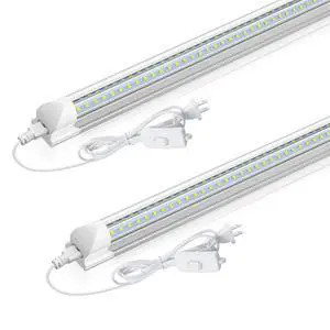 CNSUNWAY LED Shop Light 2FT, 22W 3300LM 6500K, V-Shape T8 LED Tube Lights | Ceiling and Utility Shop Lights, Linkable Light Fixture for Workshop, Garage, Workbench, Warehouse, ETL Listed (2 Pack) CNSUNWAY LED Shop Light 2FT, 22W 3300LM 6500K, V-Shape T8 LED Tube Lights | Ceiling and Utility Shop Lights, Linkable Light Fixture for Workshop, Garage, Workbench, Warehouse, ETL Listed (2 Pack)