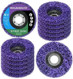 Paint Stripping Discs 12-Pack, 4-1/2" Purple Strip Disc Wheel for Angle Grinder, Ideal for Paint, Rust, and Grime Removal, Metal and Wood Stripping Paint Stripping Discs 12-Pack, 4-1/2" Purple Strip Disc Wheel for Angle Grinder, Ideal for Paint, Rust, and Grime Removal, Metal and Wood Stripping