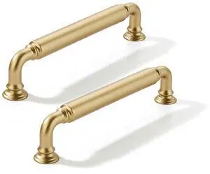 10 Pack 5 Inch Hole Center Brushed Gold Cabinet pulls Heavy-Duty Solid Matte Satin Gold Cabinet Handle Hardware Suitable for cabinets Dressers Kitchens and Bathroom cabinets 10 Pack 5 Inch Hole Center Brushed Gold Cabinet pulls Heavy-Duty Solid Matte Satin Gold Cabinet Handle Hardware Suitable for cabinets Dressers Kitchens and Bathroom cabinets