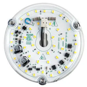 4 inch LED Retrofit Light Kit for Ceiling Fan Light Replacement Panel PCB 18W 6000K 2200LM 120V CRI90 Dimmable ETL (White 6000K) 4 inch LED Retrofit Light Kit for Ceiling Fan Light Replacement Panel PCB 18W 6000K 2200LM 120V CRI90 Dimmable ETL (White 6000K)