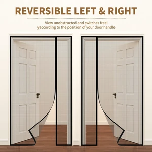 Reversible Side Opening Magnetic Screen Door for Sliding & French Doors,Upgraded PETG Mesh Anti-Tearing, Heavy Duty & Strong Magnetic, Pet and Kid Friendly - Fit 72"x96" Doors Reversible Side Opening Magnetic Screen Door for Sliding & French Doors,Upgraded PETG Mesh Anti-Tearing, Heavy Duty & Strong Magnetic, Pet and Kid Friendly - Fit 72"x96" Doors