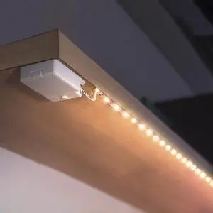 Battery Powered LED Strip Lights, 3 Pack 40 Inch Battery Operated LED Strip Lights for Shelves and Under Cabinet Indoor Use, Cordless LED Light Strips Warm White 2700K Battery Powered LED Strip Lights, 3 Pack 40 Inch Battery Operated LED Strip Lights for Shelves and Under Cabinet Indoor Use, Cordless LED Light Strips Warm White 2700K