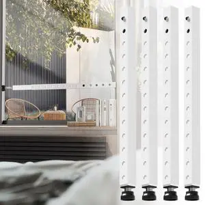 Window Security Bars Adjustable, Window Bars Security Inside Vertical, Heavy Window Ac Lock Bar with Rubber Feet for Up and Down Windows, 17-32 inch Double Hung Window Stopper -4 PCS Patented Window Security Bars Adjustable, Window Bars Security Inside Vertical, Heavy Window Ac Lock Bar with Rubber Feet for Up and Down Windows, 17-32 inch Double Hung Window Stopper -4 PCS Patented