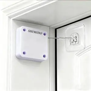 Upgraded Punch-Free 1000g Automatic Screen Door Closer, Sliding Screen Auto Door Closer with Steel Drawstring for Bathroom, Bedroom, Study Room etc. (2 Pack White) Upgraded Punch-Free 1000g Automatic Screen Door Closer, Sliding Screen Auto Door Closer with Steel Drawstring for Bathroom, Bedroom, Study Room etc. (2 Pack White)