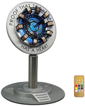 Arc Reactor Night Light, Rechargeable Superhero Lamp, Gifts | Multi-Color Room Decor, Rotatable Display Light for Desks and Shelves, With Touch/Remote Control Arc Reactor Night Light, Rechargeable Superhero Lamp, Gifts | Multi-Color Room Decor, Rotatable Display Light for Desks and Shelves, With Touch/Remote Control