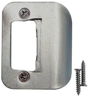 Gator Door Strike Plate 2-1/4" Latch Restorer, Satin Nickel, 1-Pack | Fixes Misaligned & Won't-Latch Doors, No Chiseling, 2-1/4" x 1-3/4", Latch Restorer for Interior & Exterior Doors Gator Door Strike Plate 2-1/4" Latch Restorer, Satin Nickel, 1-Pack | Fixes Misaligned & Won't-Latch Doors, No Chiseling, 2-1/4" x 1-3/4", Latch Restorer for Interior & Exterior Doors