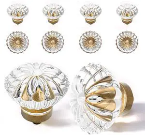 Crystal Vintage Cabinet Dresser KnobsAntique Brass Bronze, 8 Pack | Zinc Alloy & Clear Glass, Single-Hole Design, Fits Drawers Dressers Knobs, Kitchen Bathroom Cabinets Hardware Handles Crystal Vintage Cabinet Dresser KnobsAntique Brass Bronze, 8 Pack | Zinc Alloy & Clear Glass, Single-Hole Design, Fits Drawers Dressers Knobs, Kitchen Bathroom Cabinets Hardware Handles