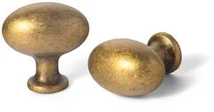 1.2Inch(36MM) Oval Antique Brass Cabinet Knobs, Zinc Alloy for Drawer Knobs for Dresser Cupboard Wardrobe,6 Packed 1.2Inch(36MM) Oval Antique Brass Cabinet Knobs, Zinc Alloy for Drawer Knobs for Dresser Cupboard Wardrobe,6 Packed