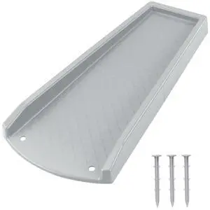 Splash Blocks for Gutters Downspouts, 24" Downspout Extensions for Rain Water Drainage, Thickened Gutter Splash Guard with Fixing Piles(1 Pack, Gray) Splash Blocks for Gutters Downspouts, 24" Downspout Extensions for Rain Water Drainage, Thickened Gutter Splash Guard with Fixing Piles(1 Pack, Gray)