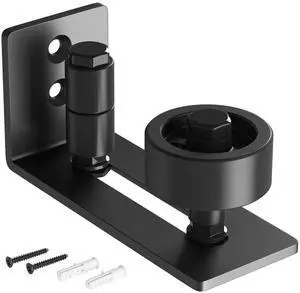 Sliding Barn Door Floor Guide for Bottom Adjustable Roller | 8 Setup Options for DIYers - Flush Design Bottom Flat Barn Door Floor Guide Stay Roller (Black) 1PCS Sliding Barn Door Floor Guide for Bottom Adjustable Roller | 8 Setup Options for DIYers - Flush Design Bottom Flat Barn Door Floor Guide Stay Roller (Black) 1PCS