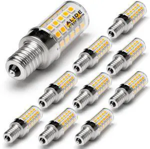 E12 LED Candelabra Chandelier Bulbs 60W C7,2700k Warm White 10PCS | E12 60 Watt Halogen Equivalent T6 110V 120V, Small Base E12 LED Bulbs for Ceiling Fan Lighting, 6W 550lm E12 LED Candelabra Chandelier Bulbs 60W C7,2700k Warm White 10PCS | E12 60 Watt Halogen Equivalent T6 110V 120V, Small Base E12 LED Bulbs for Ceiling Fan Lighting, 6W 550lm