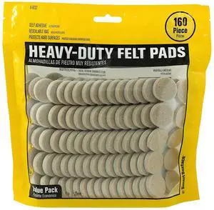 8727 Heavy Duty Self Adhesive Furniture Felt Pads 1-Inch Round Oatmeal 160-Piece Value Pack in Resealable Bag 8727 Heavy Duty Self Adhesive Furniture Felt Pads 1-Inch Round Oatmeal 160-Piece Value Pack in Resealable Bag