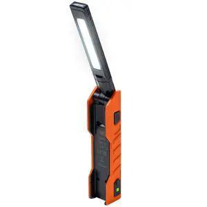 56073 Foldable Handheld Work Light, 500-Lumen LED with 180-Degree Pivot and 270-Degree Rotation, USB-C Rechargeable Flashlight with Built-In Spotlight, Magnetic Base, IP54-Rated 56073 Foldable Handheld Work Light, 500-Lumen LED with 180-Degree Pivot and 270-Degree Rotation, USB-C Rechargeable Flashlight with Built-In Spotlight, Magnetic Base, IP54-Rated