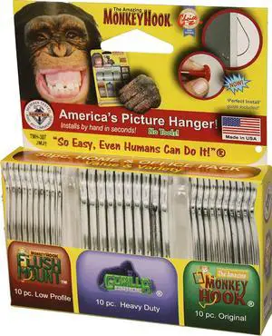 s Picture Hangers Home and Office Pack, Gorilla Hook, Drywall Hooks for Hanging Pictures, Wall Hooks, Picture Hangers, Picture Hanging Kit, 30 Pc Set s Picture Hangers Home and Office Pack, Gorilla Hook, Drywall Hooks for Hanging Pictures, Wall Hooks, Picture Hangers, Picture Hanging Kit, 30 Pc Set