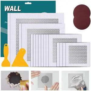 Drywall Repair Kit 20 Pack Aluminum Wall Repair Patch Kit, 2/4/6/8 inch Fiber Mesh Over Galvanized Plate, Dry Wall Hole Repair Patch Metal Patch with Extended Self-Adhesive Mesh (20 Pcs) Drywall Repair Kit 20 Pack Aluminum Wall Repair Patch Kit, 2/4/6/8 inch Fiber Mesh Over Galvanized Plate, Dry Wall Hole Repair Patch Metal Patch with Extended Self-Adhesive Mesh (20 Pcs)