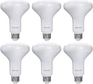 LED 65W BR30 6-Pack Ultra Definition Soft White (2200K) 650 Lumen (7.5W = 65W) Dimmable Flicker-Free Light Bulbs LED 65W BR30 6-Pack Ultra Definition Soft White (2200K) 650 Lumen (7.5W = 65W) Dimmable Flicker-Free Light Bulbs