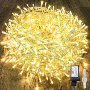 Connectable 240LED 88Ft String Lights, Classroom Lights Indoor Outdoor | Clear Wire Twinkle Fairy Lights Plug in, 13 Modes, Timer, Waterproof Christmas Trees Lights for Bedroom, Patio Warm White Connectable 240LED 88Ft String Lights, Classroom Lights Indoor Outdoor | Clear Wire Twinkle Fairy Lights Plug in, 13 Modes, Timer, Waterproof Christmas Trees Lights for Bedroom, Patio Warm White
