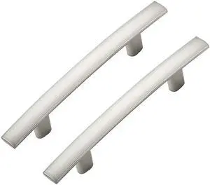 30 Pack Brushed Nickel Cabinet Handles, 3" Hole Center Curved Pulls | Arch Pull Shape, Smooth Grip, Kitchen Cabinet Restyle, For Cupboards, Dressers, Drawers, Wardrobes, Modern Hardware 30 Pack Brushed Nickel Cabinet Handles, 3" Hole Center Curved Pulls | Arch Pull Shape, Smooth Grip, Kitchen Cabinet Restyle, For Cupboards, Dressers, Drawers, Wardrobes, Modern Hardware
