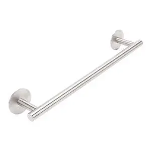 Self Adhesive Towel Bar,16" Brushed Nickel No Drill Bathroom,304SS Towel Rack Self Adhesive Towel Bar,16" Brushed Nickel No Drill Bathroom,304SS Towel Rack