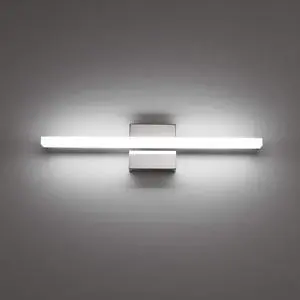 Modern Bathroom Light Fixtures Over Mirror Vanity Lighting Gentle, 16 Inch 9W Led Chrome Small Restroom Wall Lamps Bar for Bathroom Linear Modernas Lámparas Luces para Baño Cool White 6000K Modern Bathroom Light Fixtures Over Mirror Vanity Lighting Gentle, 16 Inch 9W Led Chrome Small Restroom Wall Lamps Bar for Bathroom Linear Modernas Lámparas Luces para Baño Cool White 6000K