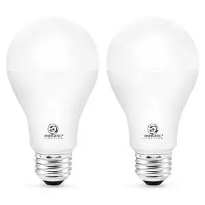 150 Watt LED Light Bulb, Super Bright A21 Daylight 5000K, Non-Dimmable, 2300lm, High Lumen Light Bulbs, UL Listed, 2-Pack 150 Watt LED Light Bulb, Super Bright A21 Daylight 5000K, Non-Dimmable, 2300lm, High Lumen Light Bulbs, UL Listed, 2-Pack